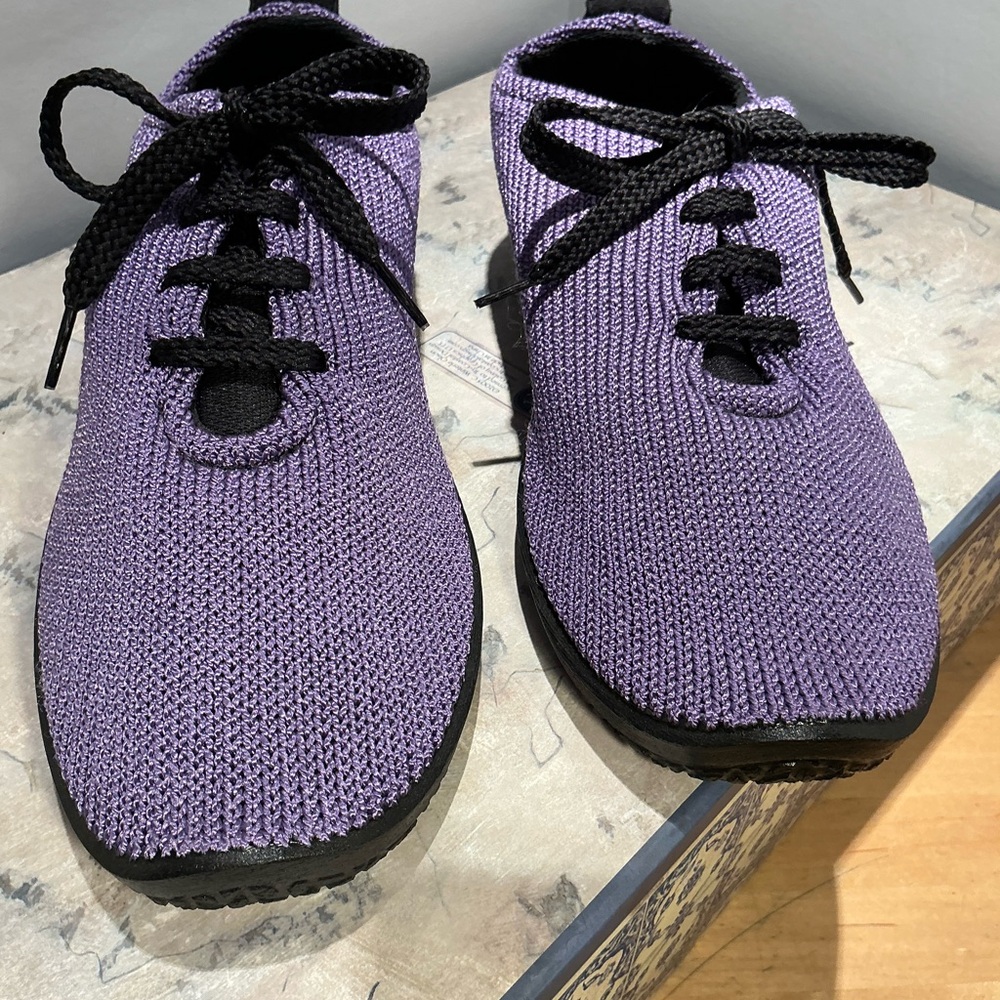 Arcopedico Purple Knit Women's Sneakers